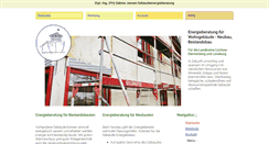 Desktop Screenshot of buildingenergy.de