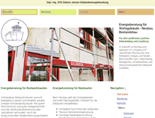 Tablet Screenshot of buildingenergy.de