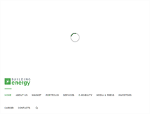 Tablet Screenshot of buildingenergy.it